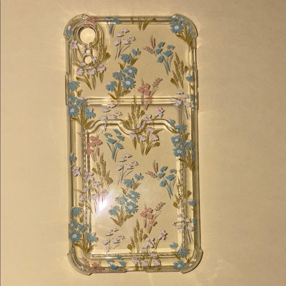 Floral Clear Phone Case
